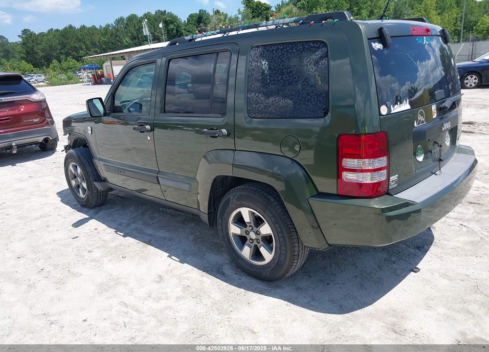 2008 JEEP LIBERTY SPORT VIN: 1J8GP28K18W144895