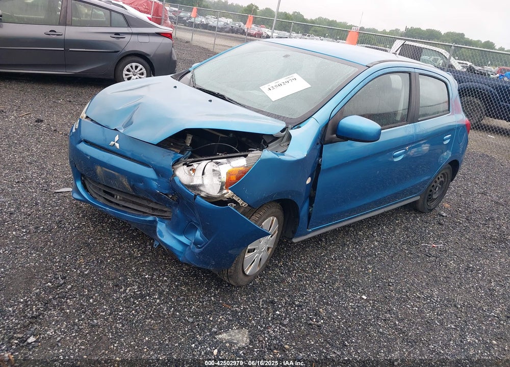 2015 MITSUBISHI MIRAGE VIN: ML32A3HJ6FH045834