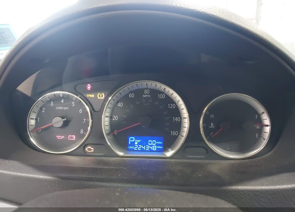 2009 HYUNDAI SONATA SE VIN: 5NPEU46C59H510587