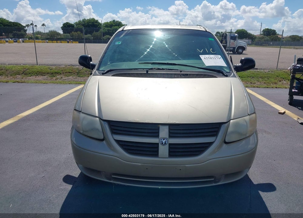 2006 DODGE GRAND CARAVAN SE VIN: 1D4GP24R66B557168
