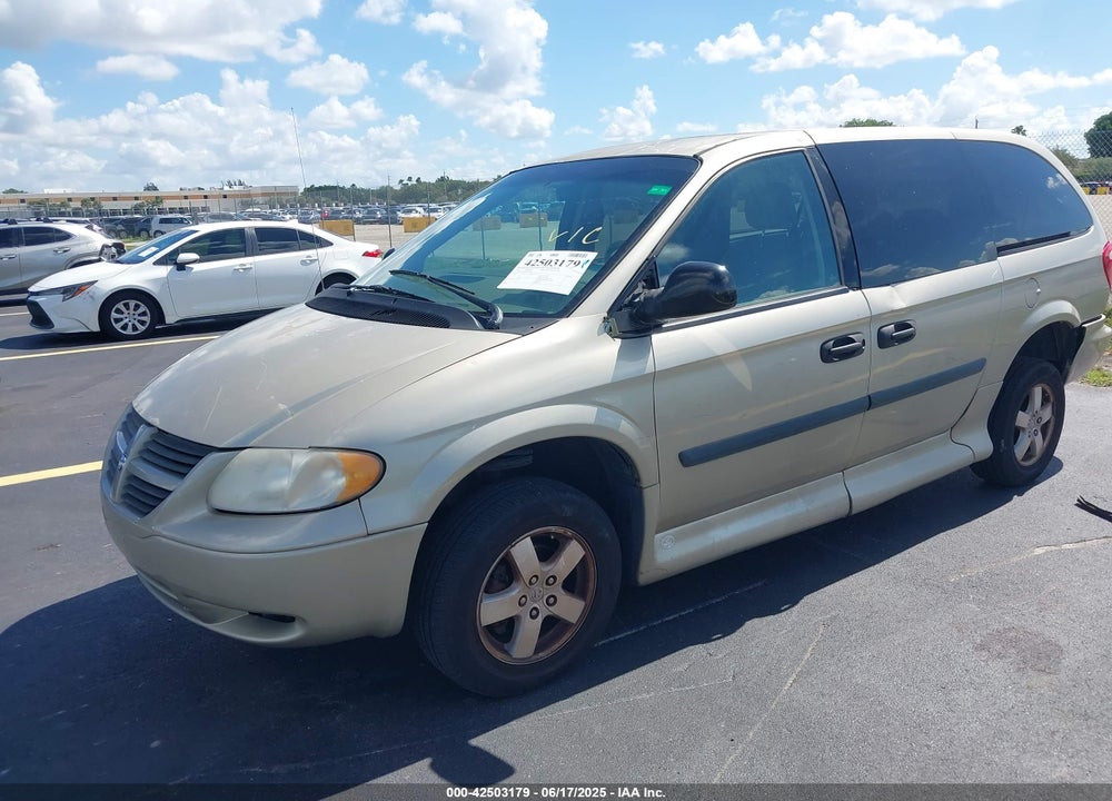 2006 DODGE GRAND CARAVAN SE VIN: 1D4GP24R66B557168