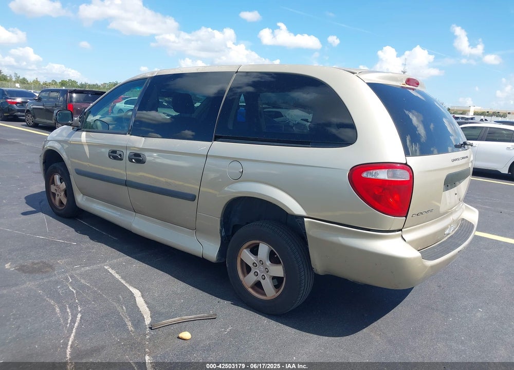 2006 DODGE GRAND CARAVAN SE VIN: 1D4GP24R66B557168