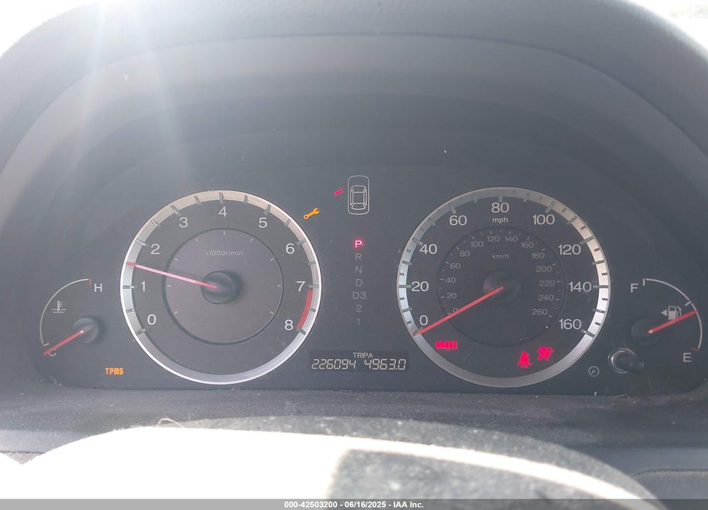 2009 HONDA ACCORD 2.4 EX-L VIN: 1HGCP26879A008929