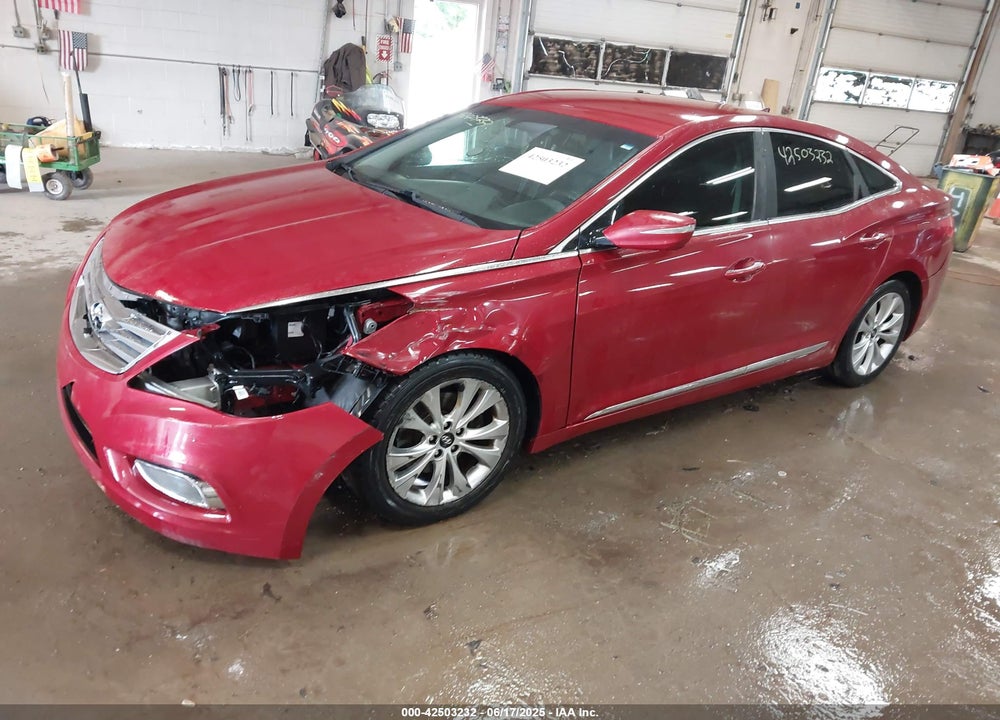 2012 HYUNDAI AZERA VIN: KMHFG4JG7CA183643