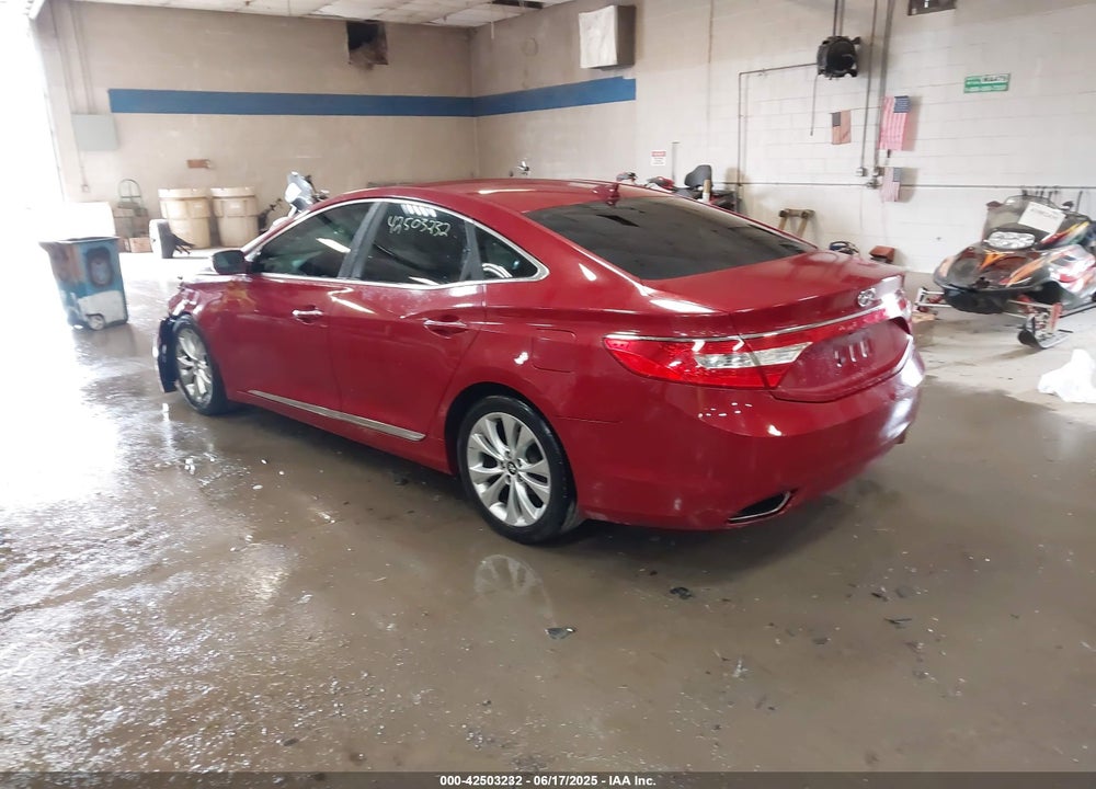 2012 HYUNDAI AZERA VIN: KMHFG4JG7CA183643