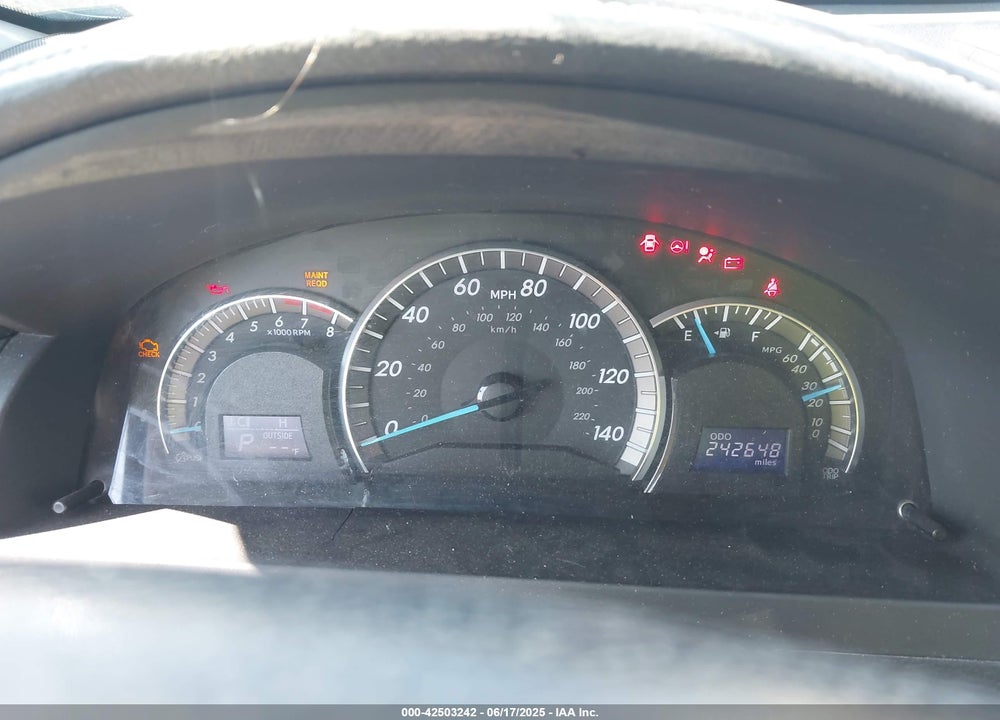 2012 TOYOTA CAMRY VIN: 4T1BF1FK9CU035408