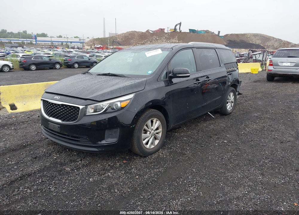 2016 KIA SEDONA LX VIN: KNDMB5C11G6198382