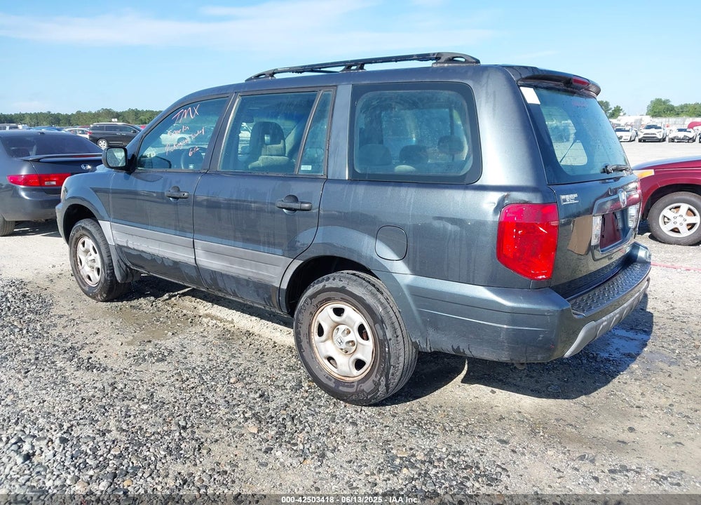 2005 HONDA PILOT VIN: 2HKYF18125H550721