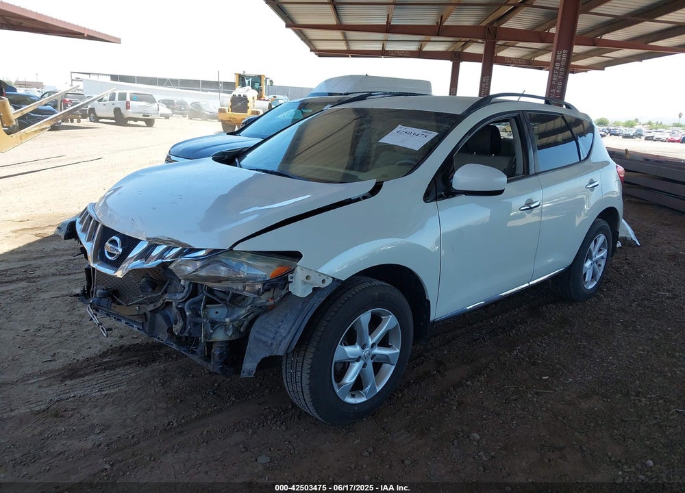 2009 NISSAN MURANO VIN: JN8AZ18W49W116700