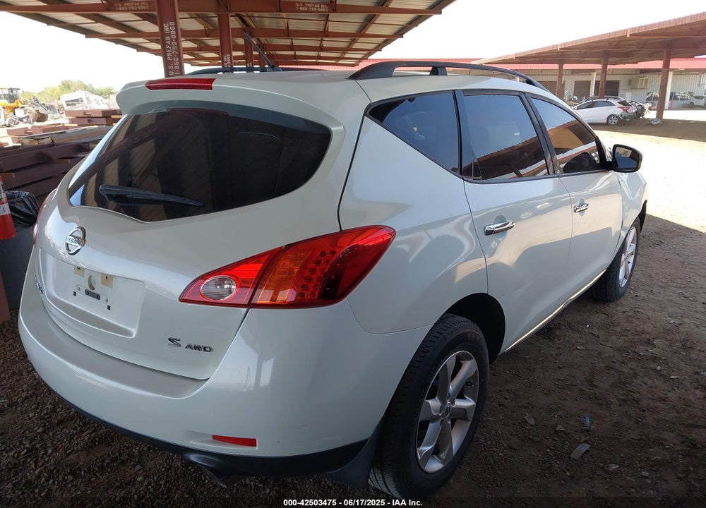 2009 NISSAN MURANO VIN: JN8AZ18W49W116700
