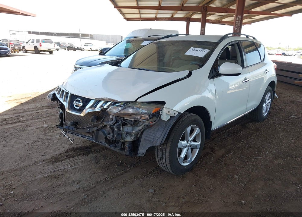 2009 NISSAN MURANO VIN: JN8AZ18W49W116700