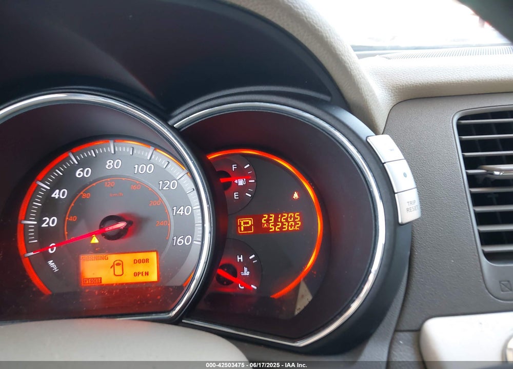 2009 NISSAN MURANO VIN: JN8AZ18W49W116700