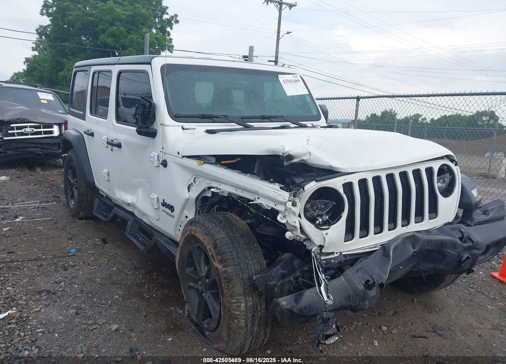 2022 JEEP WRANGLER UNLIMITED SPORT ALTITUDE 4X4 VIN: 1C4HJXDGXNW201781