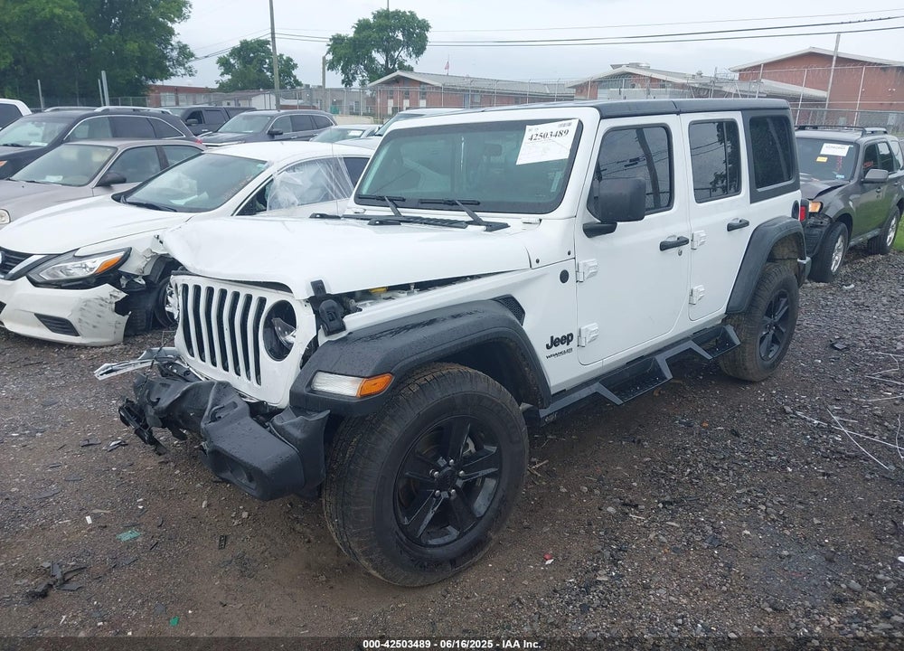 2022 JEEP WRANGLER UNLIMITED SPORT ALTITUDE 4X4 VIN: 1C4HJXDGXNW201781