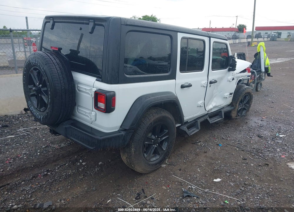 2022 JEEP WRANGLER UNLIMITED SPORT ALTITUDE 4X4 VIN: 1C4HJXDGXNW201781