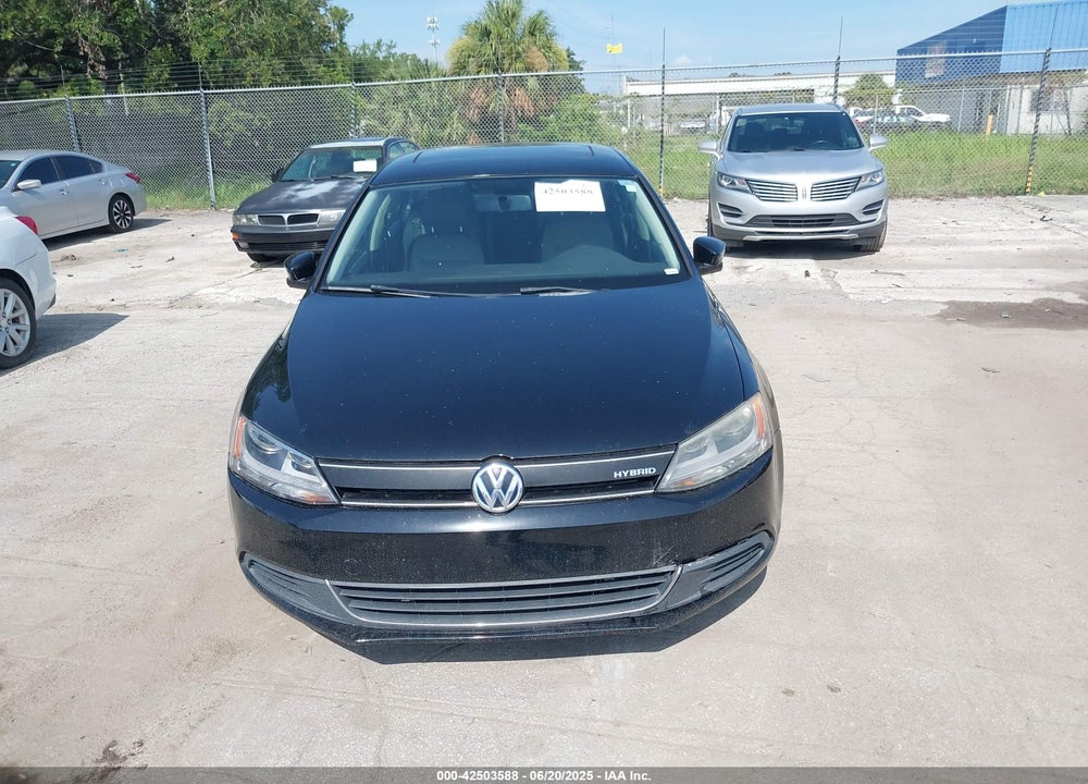 2013 VOLKSWAGEN JETTA HYBRID SEL VIN: 3VW637AJXDM226189