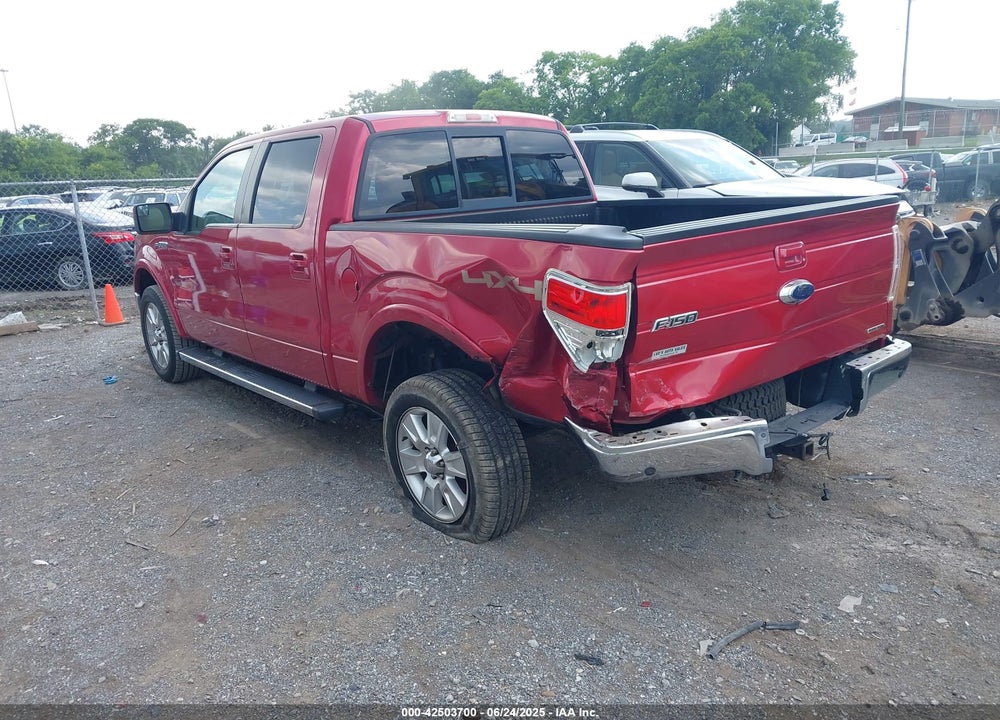 2011 FORD F-150 LARIAT VIN: 1FTFW1EF7BFC62996