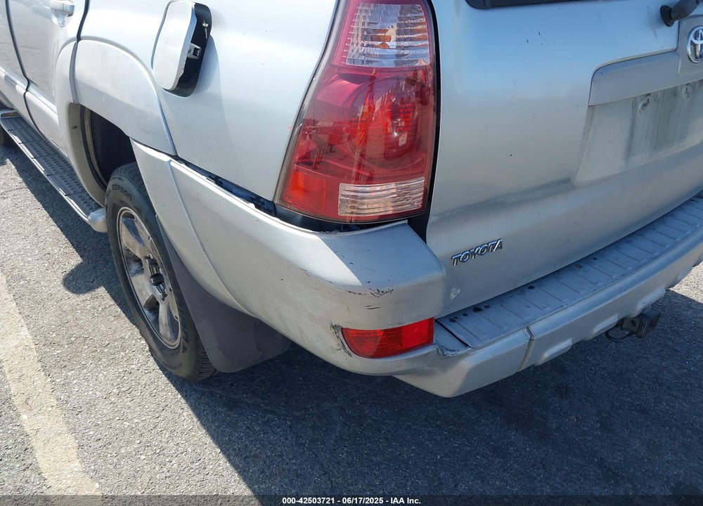 2004 TOYOTA 4RUNNER LIMITED V6 VIN: JTEZU17R940035014