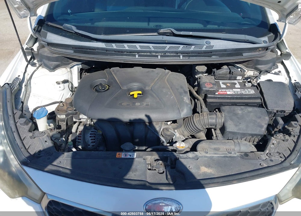 2014 KIA FORTE VIN: KNAFX4A85E5100054