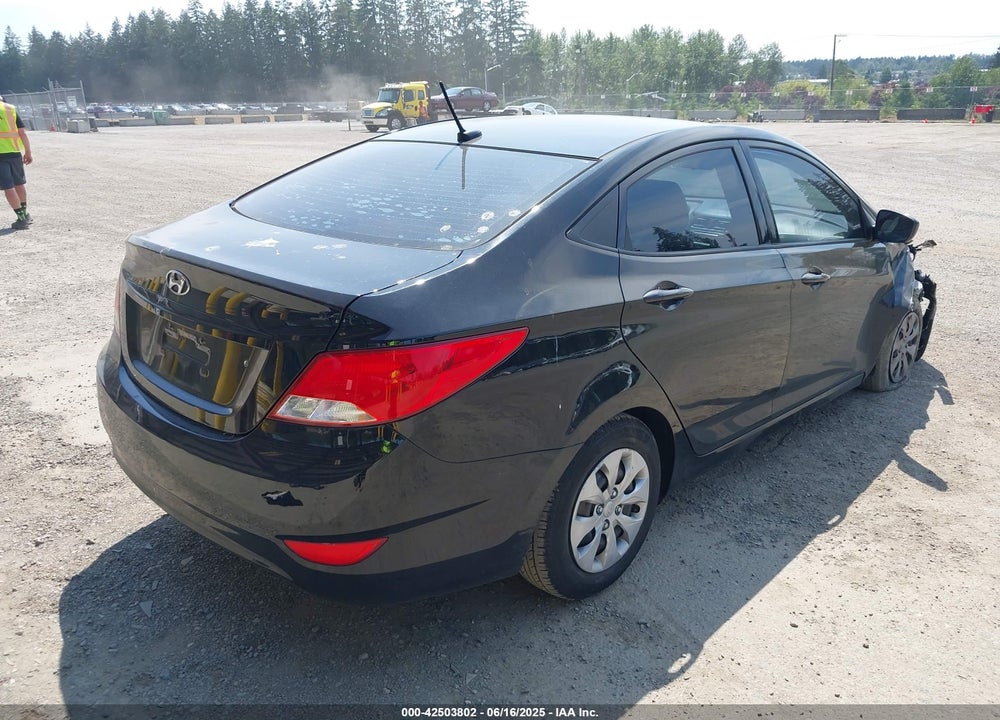 2017 HYUNDAI ACCENT VIN: KMHCT4AE9HU250228
