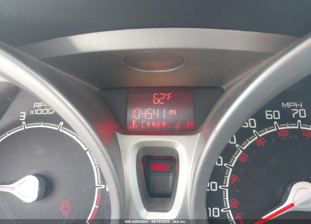 2013 FORD FIESTA SE VIN: 3FADP4EJ0DM120069