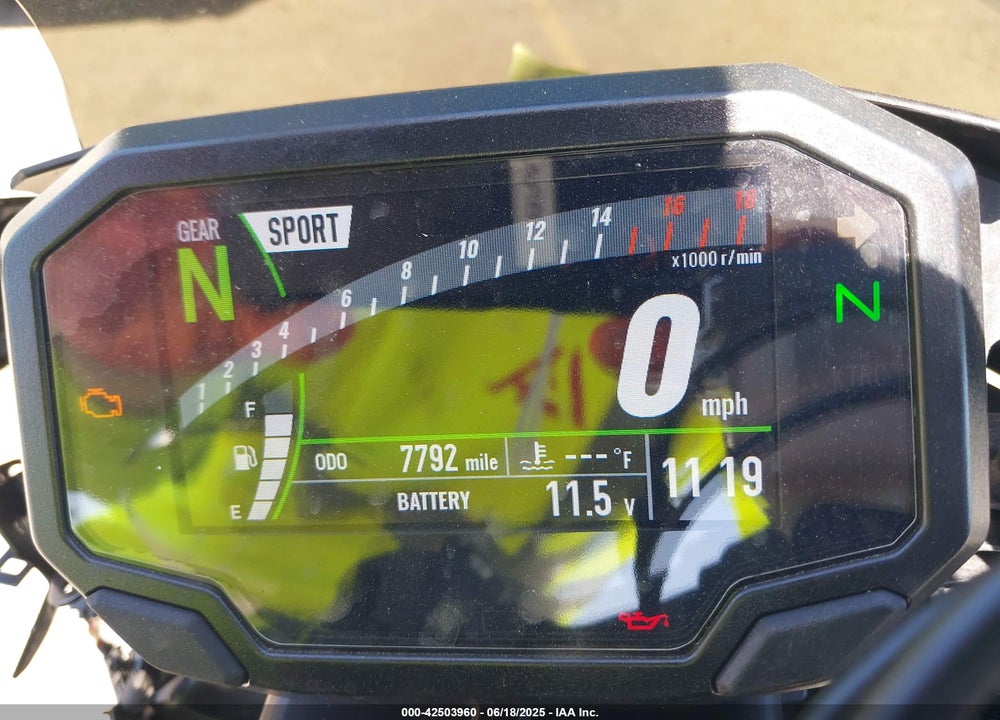 2025 KAWASAKI ZX636 K VIN: JKBZXJK1XSA007510