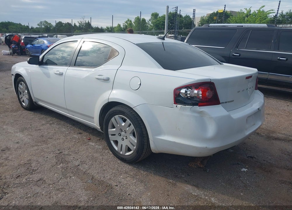 2013 DODGE AVENGER VIN: 1C3CDZAG2DN749994