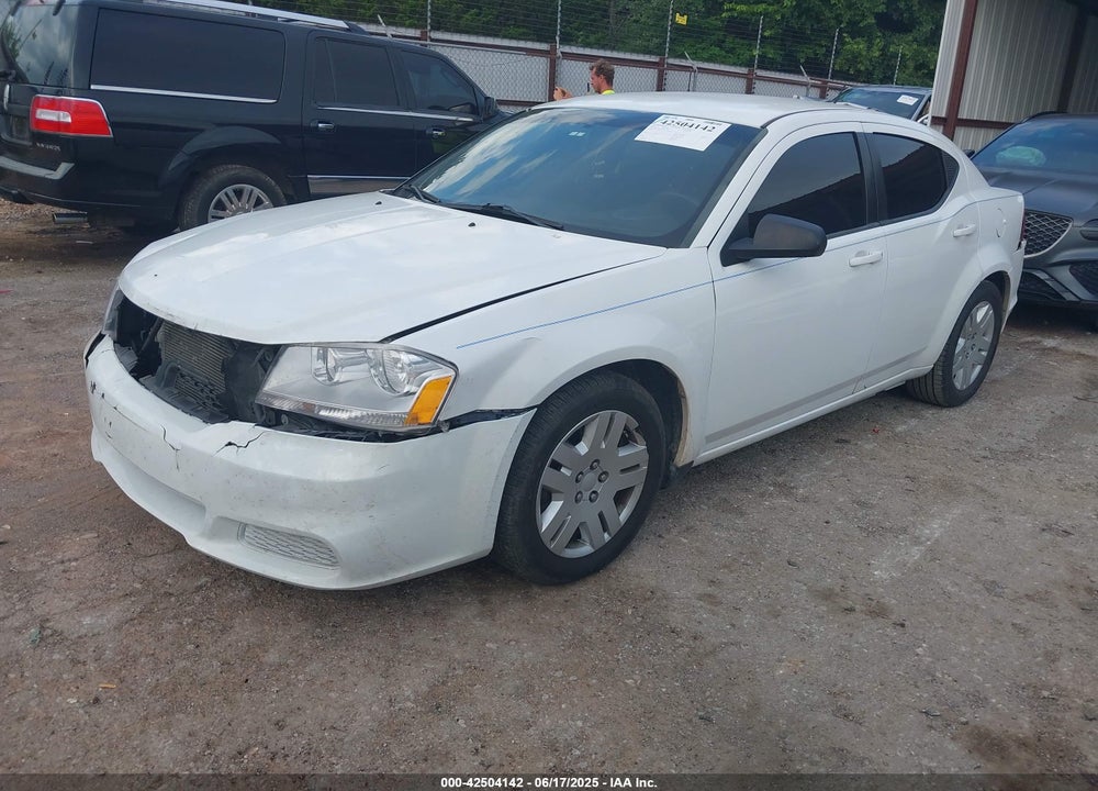 2013 DODGE AVENGER VIN: 1C3CDZAG2DN749994