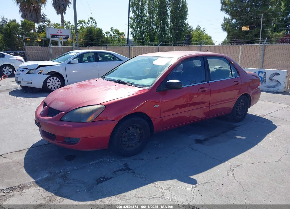 2004 MITSUBISHI LANCER ES VIN: JA3AJ26E94U061361