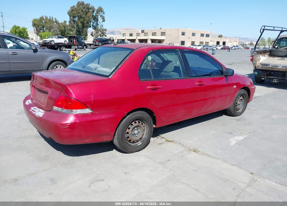 2004 MITSUBISHI LANCER ES VIN: JA3AJ26E94U061361