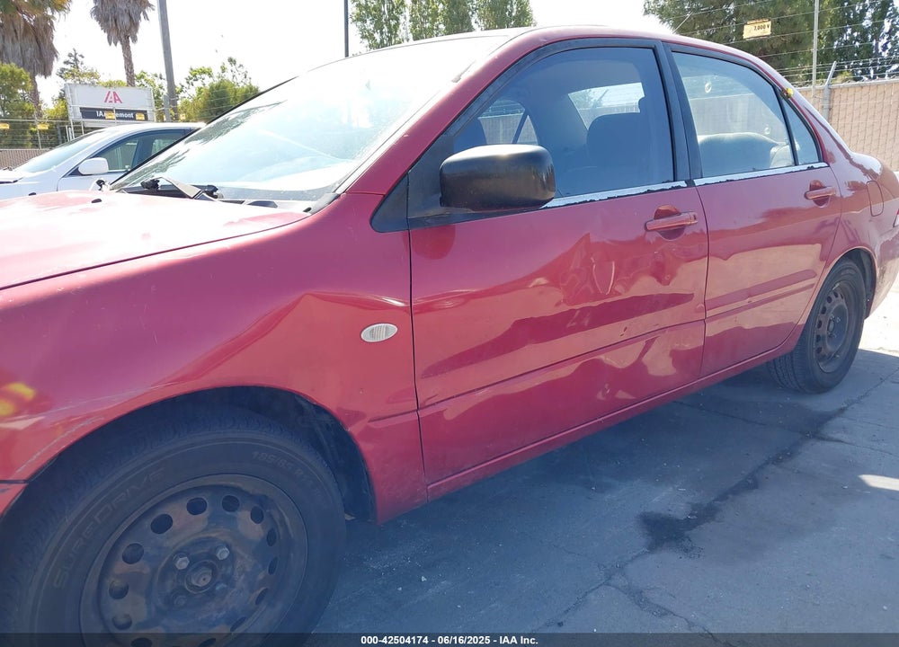 2004 MITSUBISHI LANCER ES VIN: JA3AJ26E94U061361