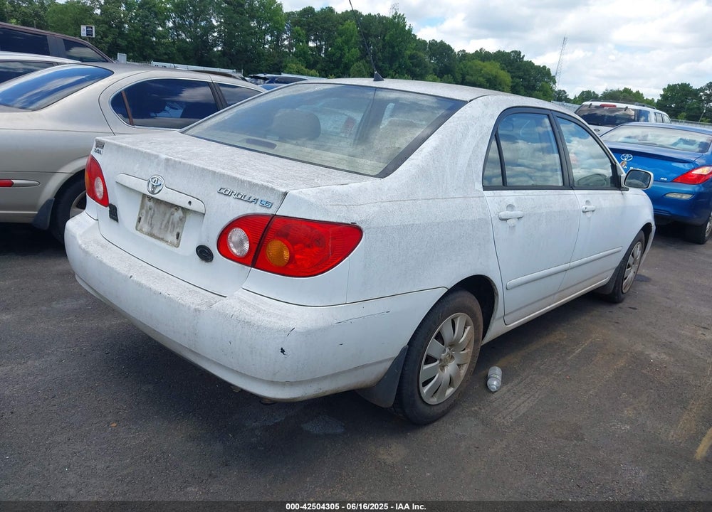 2003 TOYOTA COROLLA LE VIN: 1NXBR32EX3Z152059