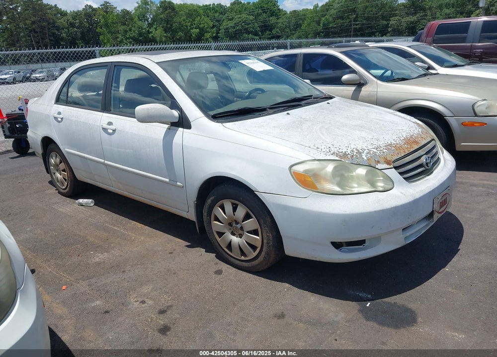 2003 TOYOTA COROLLA LE VIN: 1NXBR32EX3Z152059