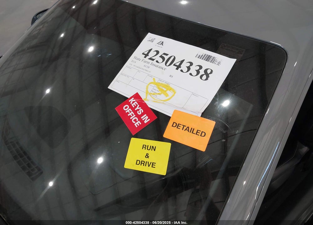 2018 AUDI R8 5.2 V10 PLUS VIN: WUAKBAFX9J7900159