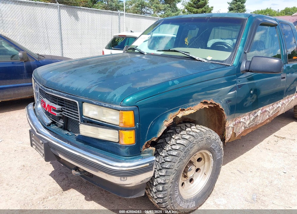1996 GMC SIERRA K1500 VIN: 2GTEK19R3T1508298