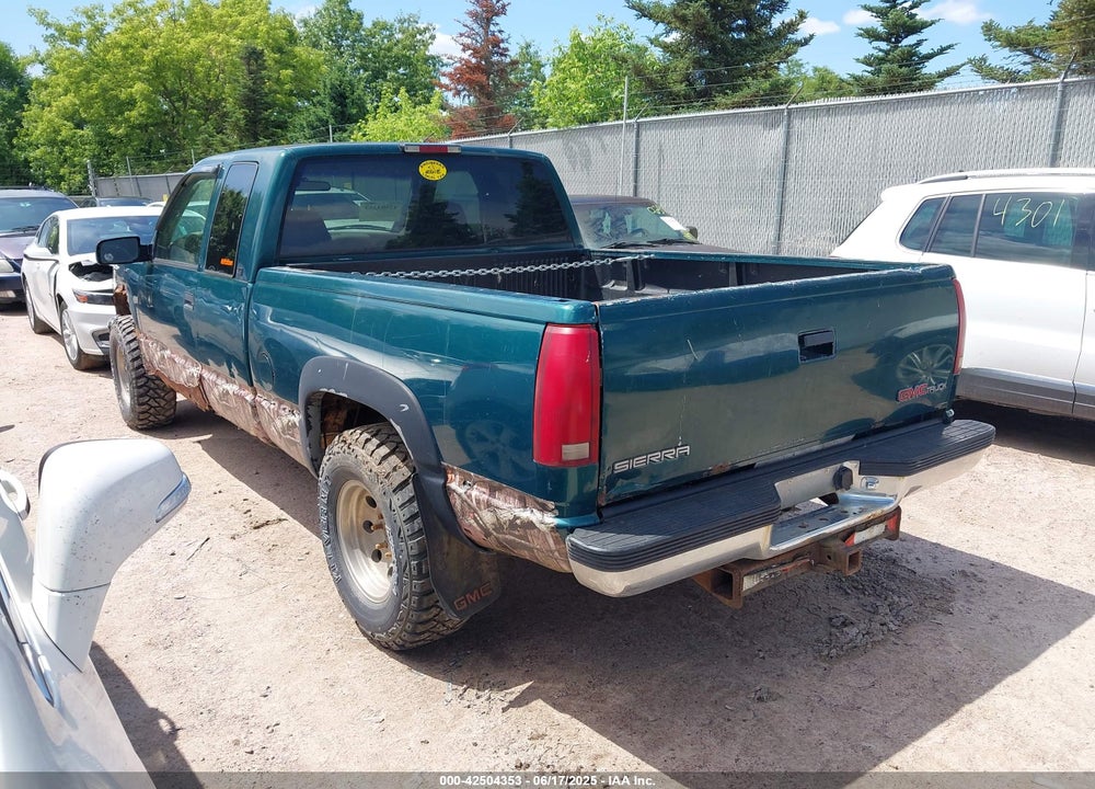 1996 GMC SIERRA K1500 VIN: 2GTEK19R3T1508298