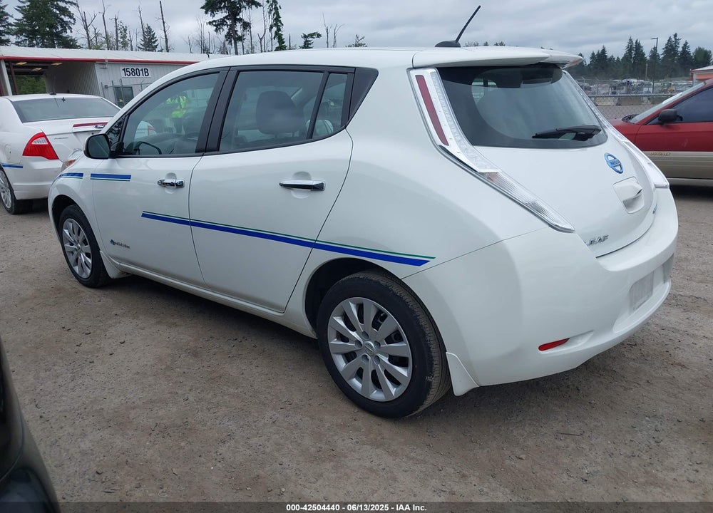2016 NISSAN LEAF S VIN: 1N4AZ0CP2GC305453
