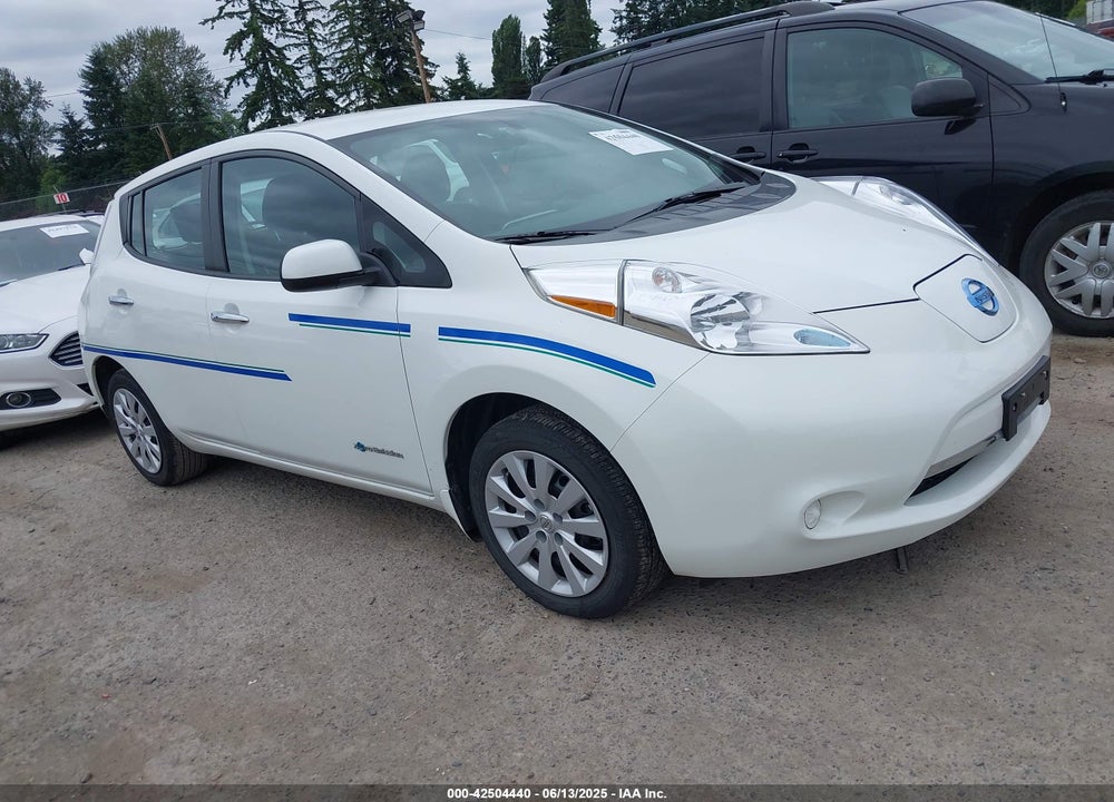 2016 NISSAN LEAF S VIN: 1N4AZ0CP2GC305453