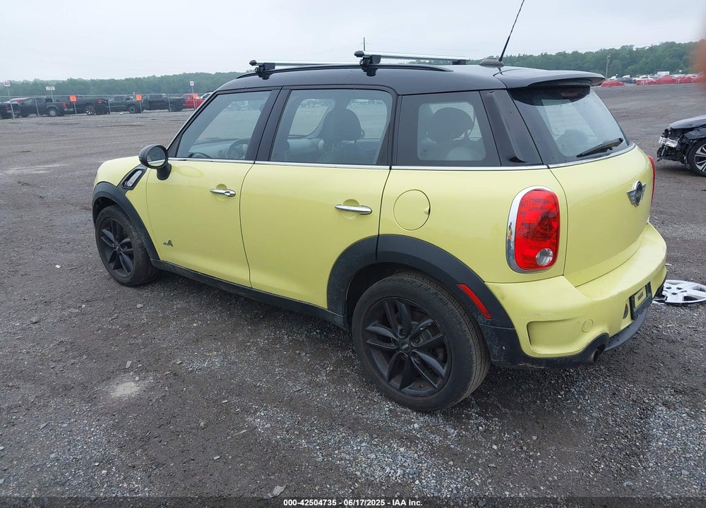 2012 MINI COOPER S COUNTRYMAN VIN: WMWZC5C53CWL61322