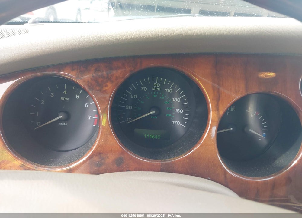 1999 JAGUAR XK8 VIN: SAJGX2040XC038590