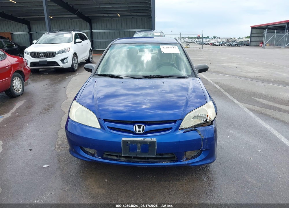 2005 HONDA CIVIC VP VIN: 1HGES16375L013178