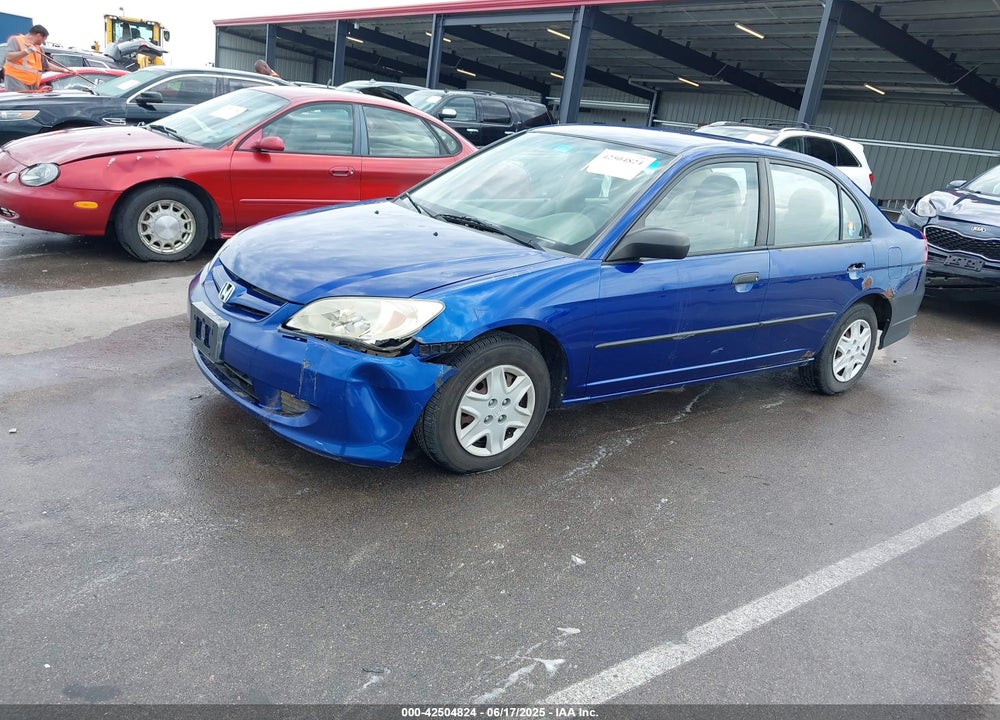 2005 HONDA CIVIC VP VIN: 1HGES16375L013178