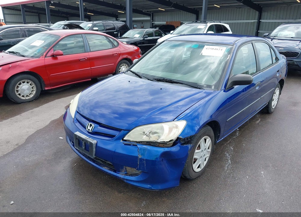 2005 HONDA CIVIC VP VIN: 1HGES16375L013178