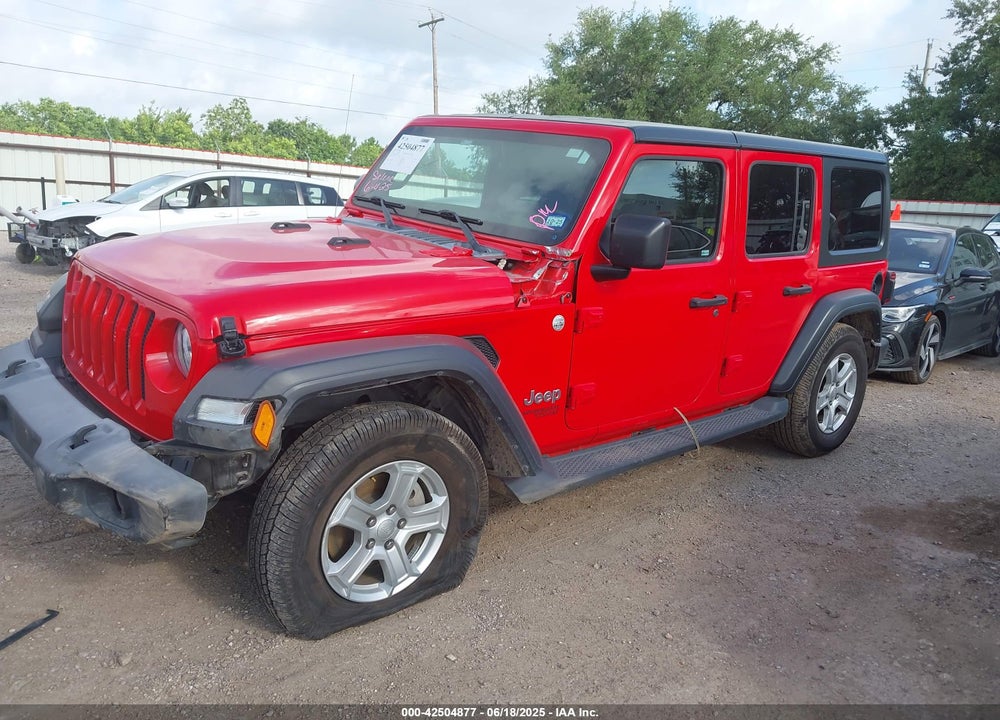 2018 JEEP WRANGLER UNLIMITED SPORT S 4X4 VIN: 1C4HJXDG9JW227864