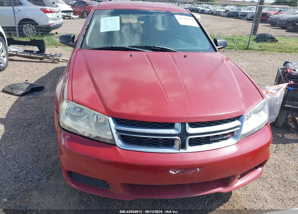 2013 DODGE AVENGER SE VIN: 1C3CDZAB1DN589112