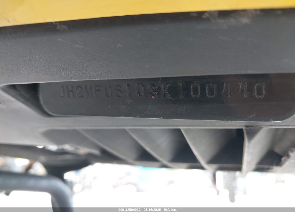 2003 HONDA NSS250 VIN: JH2MF06103K100440