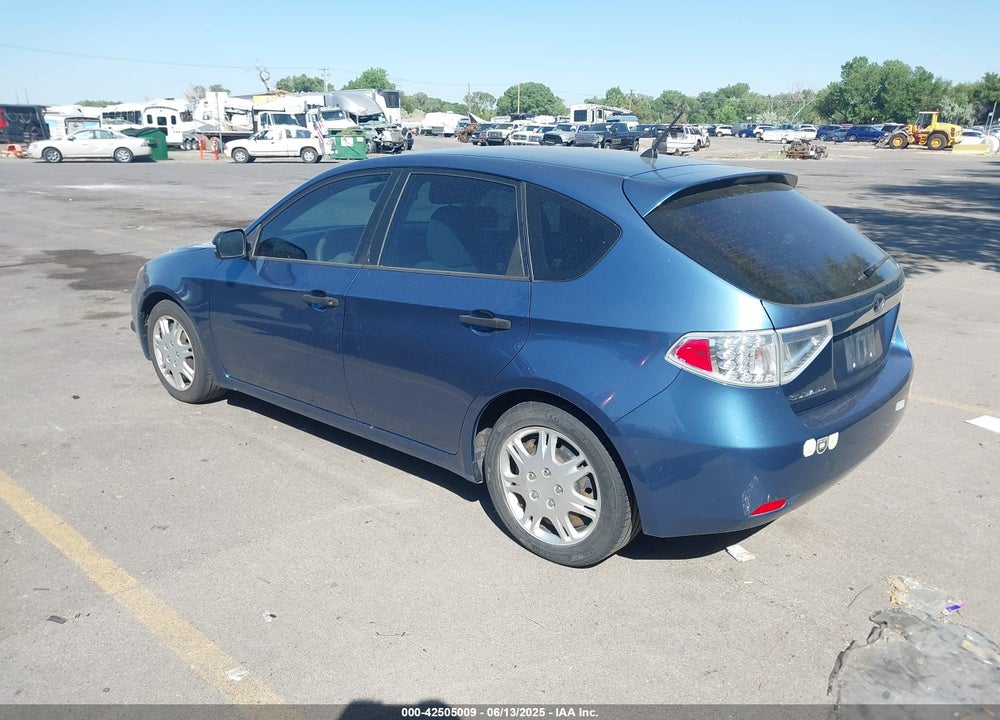 2008 SUBARU IMPREZA VIN: JF1GH61678H805123