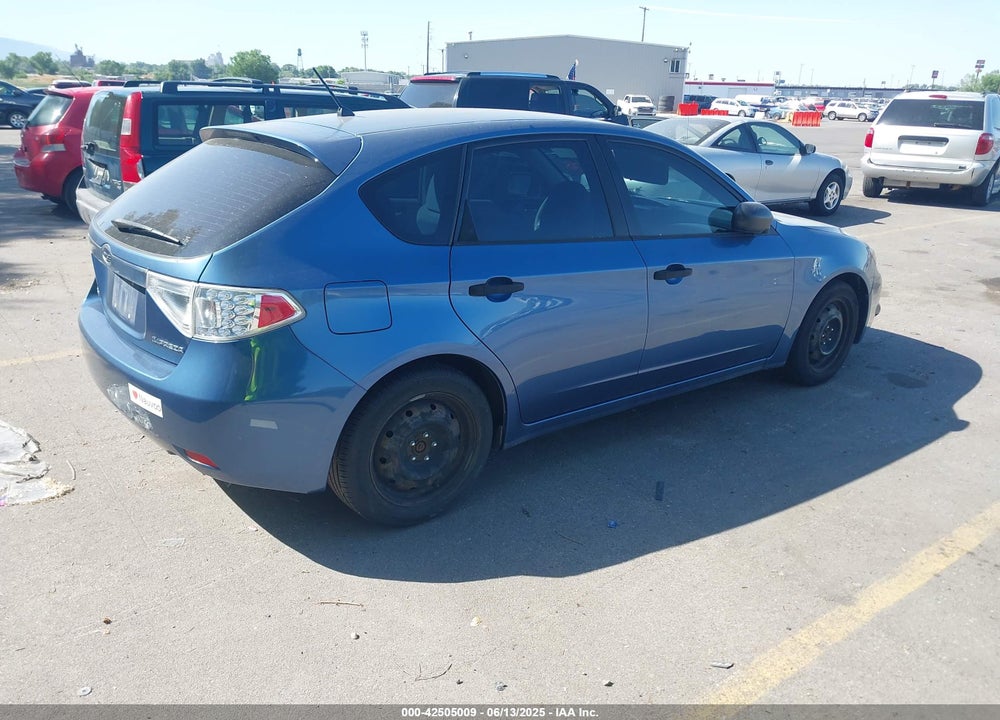 2008 SUBARU IMPREZA VIN: JF1GH61678H805123