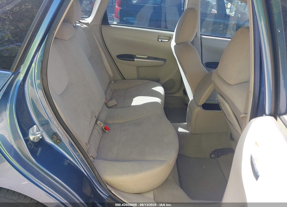 2008 SUBARU IMPREZA VIN: JF1GH61678H805123