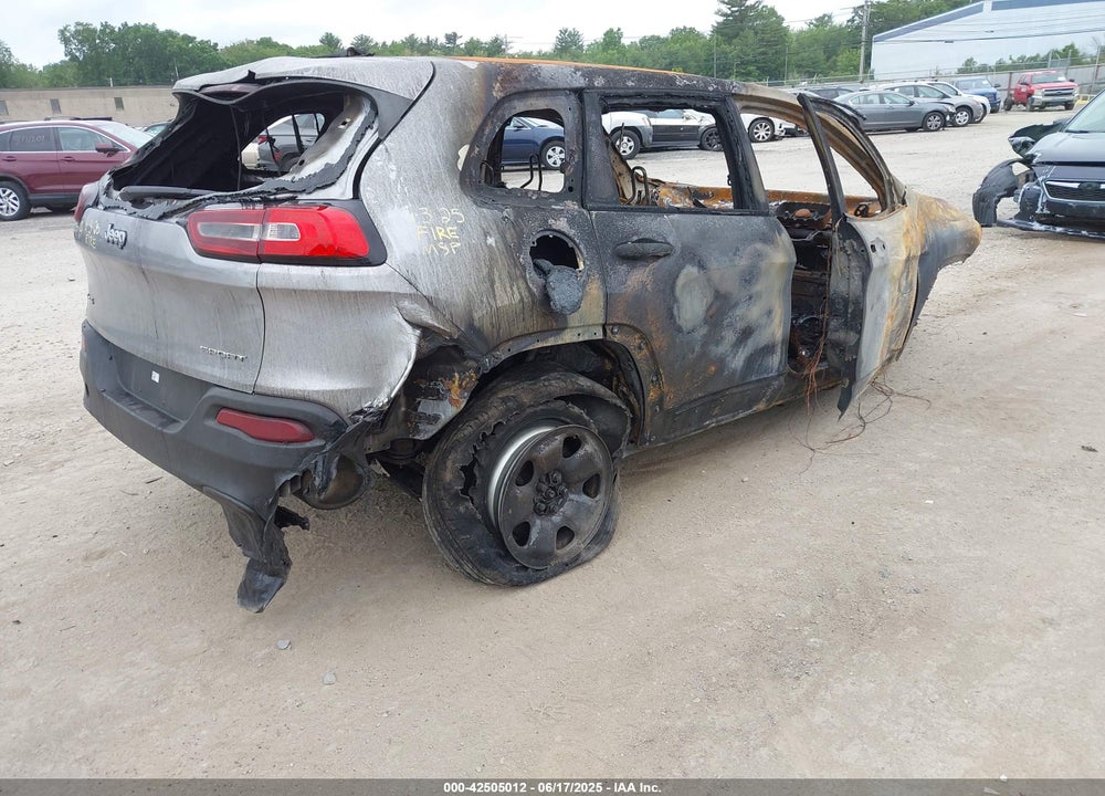 2014 JEEP CHEROKEE SPORT VIN: 1C4PJMAB4EW233371